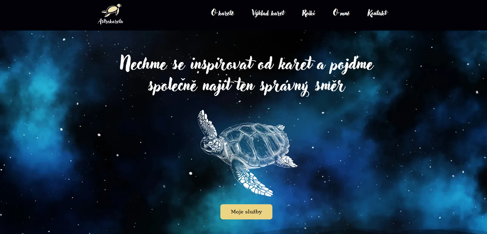 Náhľad webovej stránky Astrokareta